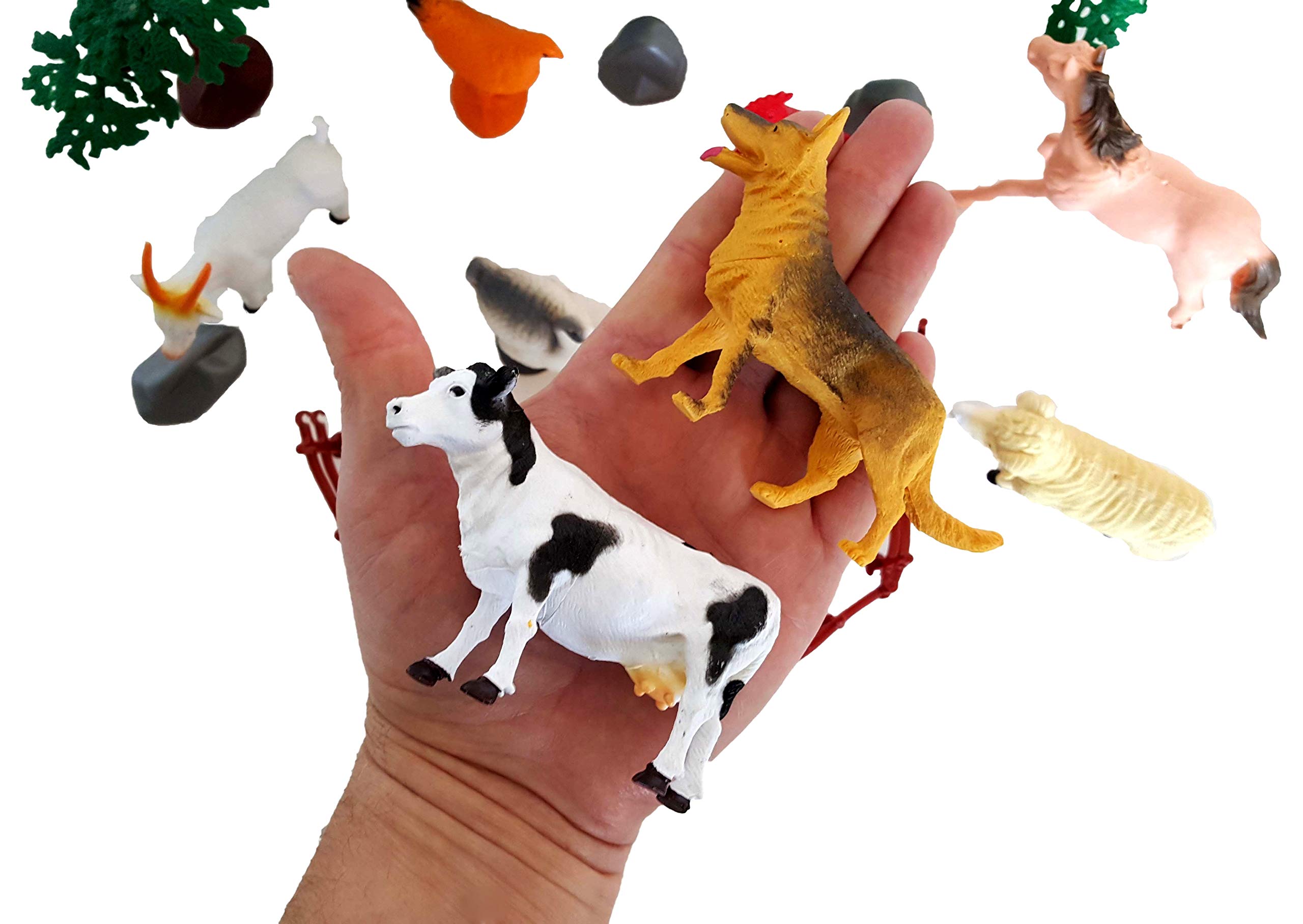 Amazon | プレイシーンアニマルフィギュア、恐竜、農場動物、海洋生物